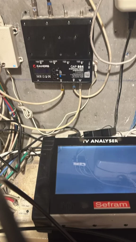 Antenniste Chatou : mesure du signal TV